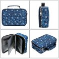 thumbnail image 3 of Veeki Estuche multifuncional para lápices de papelería, estuche para lápices de colores con 72 ranuras, bolsas para lápices portátiles con 2 fundas extraíbles (estrella), 3 of 5