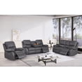 thumbnail image 2 of Charlotte Electric Leather Recliner Sofa, 2 of 8