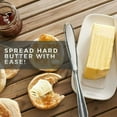 thumbnail image 3 of Stainless Steel Butter Cutter Cream Cutter Spreaders Bread Jam Kitchen Utensils Cutlery, 3 of 7