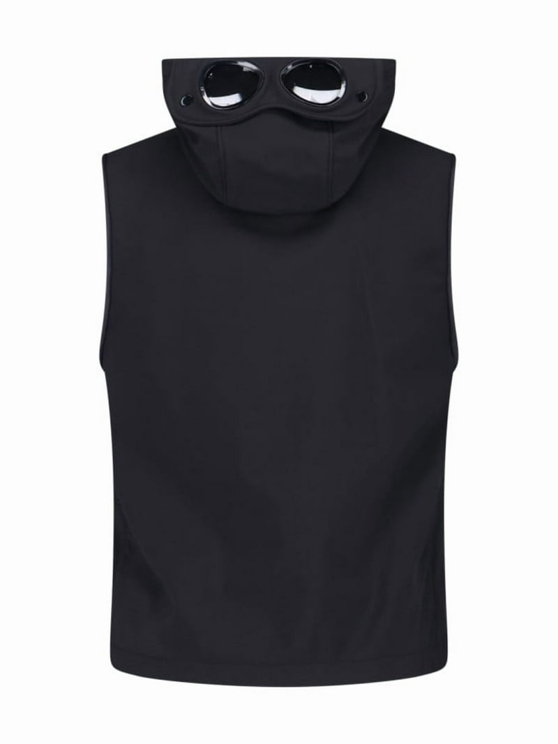 C.P. Company Mens Sleeveless Jacket With Integrated Goggles And