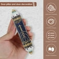 thumbnail image 2 of Mezuzah with Scroll for Door, Enamel&Zinc Alloy Blessing Mezuzah for Door, Colored Painted Mezuzah Case Mezuzha Scroll Kosher for Jewish Gifts/Jewish Decor, Christmas, New Year, Easter, 2 of 10