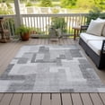 thumbnail image 6 of Addison Rugs Chantille Indoor/Outdoor Transitional Modern Silver Washable Rectangle Rug, 5' x 7'6", 6 of 6