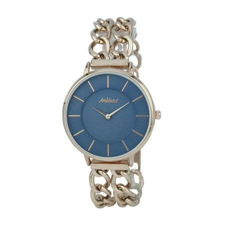 WATCH ARABIANS STAINLESS STEEL BLUE GOLDEN WOMEN DBA2243A