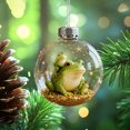 thumbnail image 1 of Exquisite Spherical Three Dimensional Christmas Frogs Ornament Home Decoration Round Hanging Ornament, 1 of 6