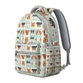 thumbnail image 2 of Lovely Dog Breeds Backpack for School,Cute School Bag,Schoolbag with Adjustable Shoulder Straps & Padded Back,15.3"x11"x7.1".﻿, 2 of 6