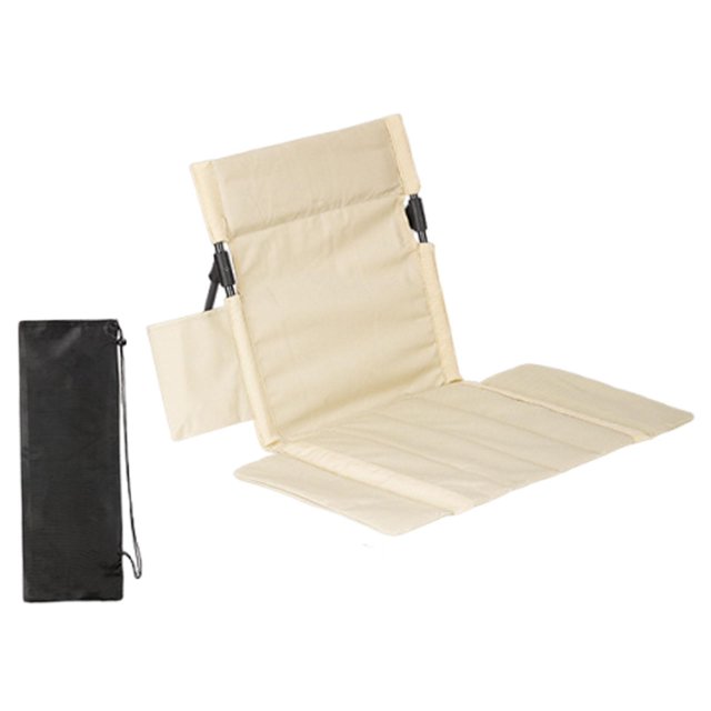 Asiento de estadio, silla de grada, multifuncional, portátil, plegable, cojín para gradas Caqui