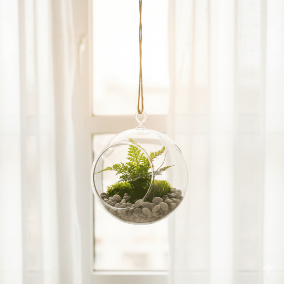 Elegant Decorative Glass Hanging Ball – Perfect for Home & Event Decor