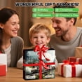 thumbnail image 6 of Classic Model Train Set w/ Light & Sound, Train Toy with Locomotive, Cargo Cars & Tracks, Birthday Gift for Boys and Girls, 6 of 7