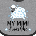thumbnail image 4 of Inktastic My Mimi Loves Me Baby Lamb Boys or Girls Baby Bib, 4 of 4