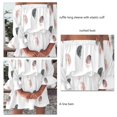 thumbnail image 5 of Vestido de mujer con estampado floral, hombros descubiertos, mangas largas con volantes, cintura alta, estilo túnica con volantes y corte en A., 5 of 5