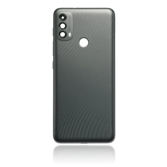Replacement Back Cover Compatible For Motorola Moto E40 (XT2159 / 2021) (Carbon Gray)