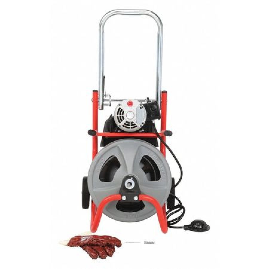 RIDGID 52363 K400 Drum Machine with C32 3/8 Inch x 75 Foot Integral