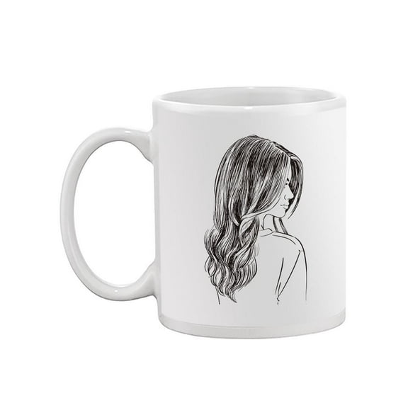 Women With Beautiful Hair Mug - Image by Shutterstock