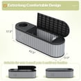 thumbnail image 3 of Bifanuo Cat Litter Box Enclosure,Hidden Litter Box Furniture with Round Lift-Up Door, Multi-Functional Cat Cabinet for Living Room and Bedroom,Gray, 3 of 11