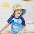 thumbnail image 3 of Sombrero de sol para niños YONGSHENG Naranja de Otoño y Verano UPF50+ Talla S M L, 3 of 5