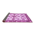 thumbnail image 2 of Ahgly Company Indoor Round Oriental Purple Traditional Area Rugs, 3' Round, 2 of 4