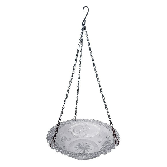 Hanging Bird Bath Outdoor Birdbath Bowl 2024 New Hanging Bird Feeder Tray For Garden Patio Backyard For Bird Lovers Platform Feeders for Birds Chicken Feeders No Waste on Feeder Wild Birds Unlimited
