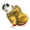 Dogs on Yellow, variant on English Bulldog BIGGER THAN BEEFY Hoodie Sweatshirt - Fits 56 - 80 LB Dog - +20 Patterns to Choose From!