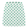 thumbnail image 3 of fnnxnal Big Girls Skort 12T, Green Polka Dot, Built-in Shorts, Stretchy Polyester Spandex, Soft Breathable for Active Play & Daily Wear, 3 of 6