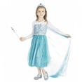 thumbnail image 4 of Vestido de princesa para niñas de Navidad Vestido de manga larga para niñas Reina, 4 of 6