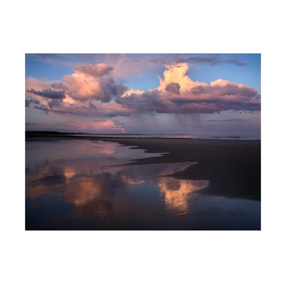 Canvas Wall Art - Patrick Zephyr 'Evening Rain' Wall Art for Living Room, Bedroom, or Office Décor by Trademark Fine Art - 19 x 14 Inches