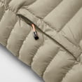 thumbnail image 3 of Riecok Quilted Vest for Men Sleeveless Detachable Hood Zip up Jackets Solid Casual Winter Outerwear with Pockets Khaki M, 3 of 7