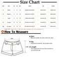 thumbnail image 3 of Sakmal Knee Length Women's Shorts Blue Dressy Casual Bermuda Chino 8" Drawstring Mid Rise Shorts with Pockets, 3 of 5