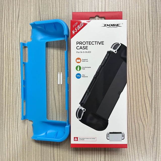 Switch OLED TPU Protective Case - Dockable Anti-Slip Full-Body Cover for Nintendo Switch OLED Console | Shock-Absorbent, Slim Fit