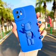 thumbnail image 1 of Funda de teléfono de silicona suave con soporte de anillo de muñeca de dibujos animados en 3D para iphone 13, 14 Pro, 12 MiNi, 11 Max, Xs, X, XR, 7, 8 Plus, 6, 6S, SE Fivean unisex, 1 of 2