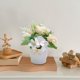 thumbnail image 4 of Flores Artificiales para la Decoración Decoración de Plantas Verdes Simuladas, Plantas en Macetas Pequeñas, Flores de Plástico, Flores Artificiales, Arreglo Floral Simulado, Bonsai, 4 of 6