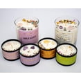 thumbnail image 2 of Velas Aromáticas Fuwu Melón, Plátano y Pitahaya con Cuarzos Naturales y Flores Secas Decorativas, 2 of 7
