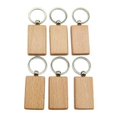 thumbnail image 5 of 36 Piezas de Madera En Blanco Rectangular Etiquetas Llaveros de Madera para Manualidades DIY, 5 of 5