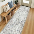 thumbnail image 2 of Area Rug x Vintage Rug Indoor Washable Rug Retro Accent Rug Distressed Carpet Multi Floral Print Country Boho Rug Non Slip Kitchen Bedroom Living Room Dining Room Office, 2 of 8