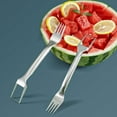 thumbnail image 5 of Fymlhomi 2-In-1 Watermelon Fork Slicer, Watermelon Fork Slicer Cutter，Dual Head Stainless Steel Fruit Forks Slicer Knife (3PCS), 5 of 5