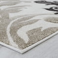 thumbnail image 5 of Allstar Ivory Modern Geometric flowers design Area Rug (5' 2" x 7' 2"), 5 of 7