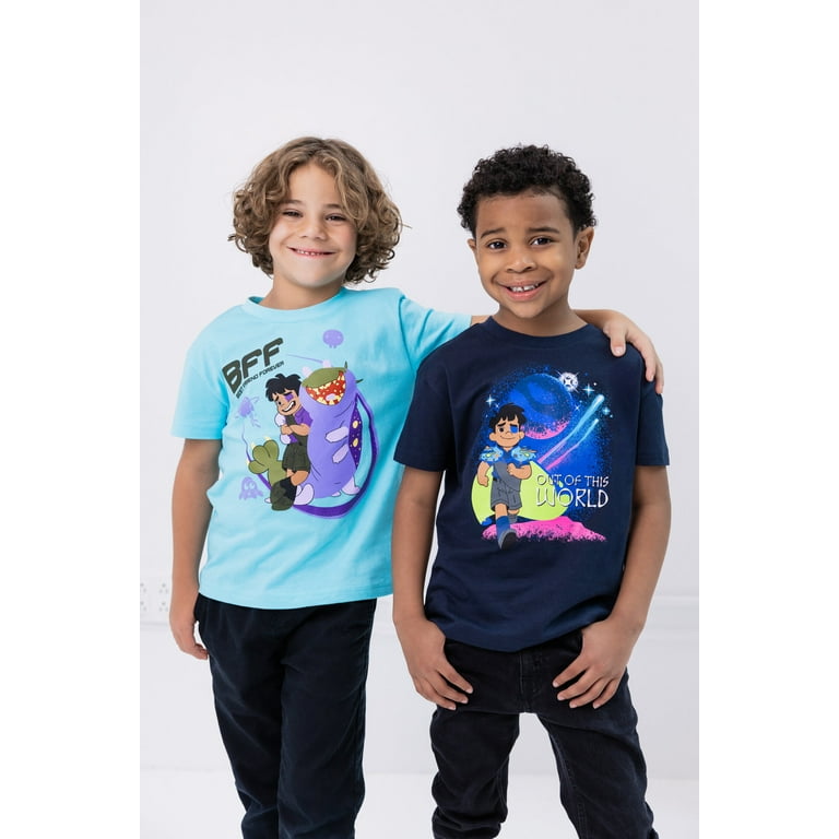 Disney Elio Glordon 2 Pack T-Shirts Toddler to Big Kid - Walmart.com