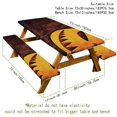 thumbnail image 3 of WIZUTIZ Picnics Table Cover With Beachss Cover Three-piece Set Elastic Suit Tablecloth Camping Table Seat Cloth Outdoor Watertight Tablecloth Cover First Home Must Haves Novelty, 3 of 5