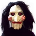 thumbnail image 2 of Máscara JIGSAW SAW con Pelo Sintético - Perfecta para Carnaval y Halloween - Disfraz Adulto - Látex, Unisex Talla Única, 2 of 5