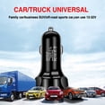 thumbnail image 4 of MYG 66W Car Charger Super Charging Fast Charging Phone Charger 4-Port USB, 4 of 9