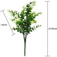 thumbnail image 2 of Viworld 8 Pack UV Resistant Outdoor Artificial Flowers Bulk Faux Plastic Plants Outside Indoor Fake Hanging Greenery Shrubs Arrangement for Backyard Window Box Porch Home Decoration (White), 2 of 13