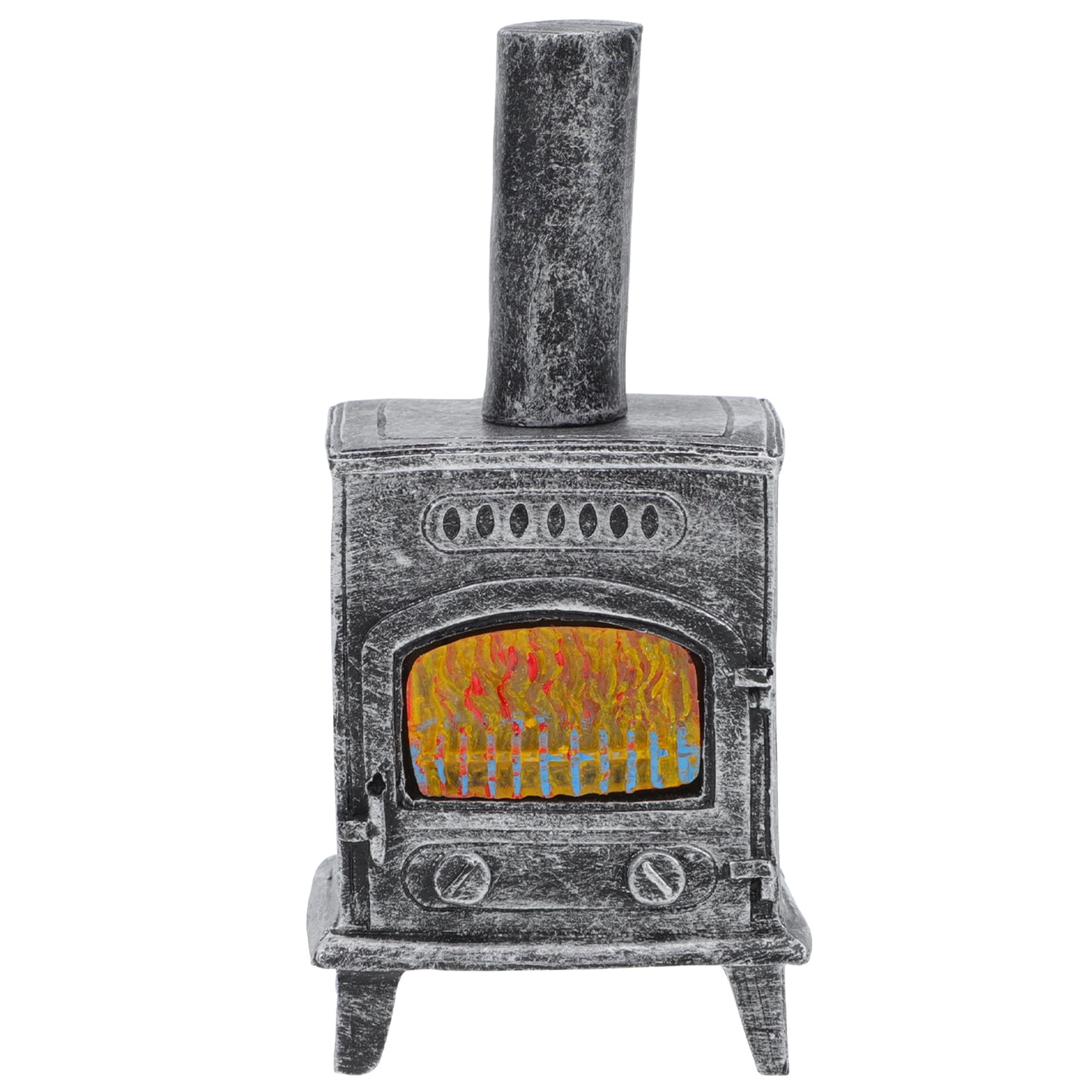 Mini Chimenea De Madera Para Casa De Muñecas - Accesorio Decorativo Realista A Escala 1/12, Mueble En Miniatura Para Proyectos De Manualidades Y Regalos