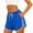 *Blue, variant on ClodeEU Women's Lightweight Quick Dry 3" Running Shorts ,Athletic Training Shorts for Marathon,Gym Black,Womens Plus XXXL