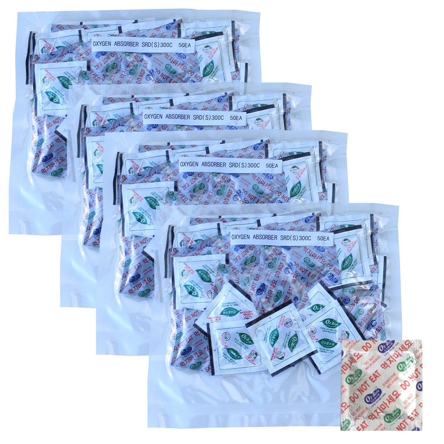 Fresh & Fresh [200 Packs] 300 CC Premium Oxygen Absorbers(4 Bag of 50