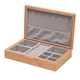 thumbnail image 3 of Joyero de madera, organizador de joyas, tocador, caja rectangular para anillos Gris, 3 of 9