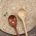 thumbnail image 4 of 2pcs Long Handle Wooden Mixing Spoon, Long Wooden Spoon Wood Soup Spoons for Cooking and Stirring, 4 of 6