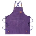 thumbnail image 6 of Reheyre Breathable Sleeveless Work Apron - Unisex, Multi-pockets Storage - Thick Cotton Cross Back Kitchen Apron for Home, 6 of 8