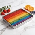 thumbnail image 5 of Tutuviw Stainless Steel Square Plate, Stainless Steel Baking Pans Cake Pan, Restaurant Pans Catering Pans Non-toxic & Healthy, Heavy Duty & Dishwasher Safe(No Lid), 5 of 5