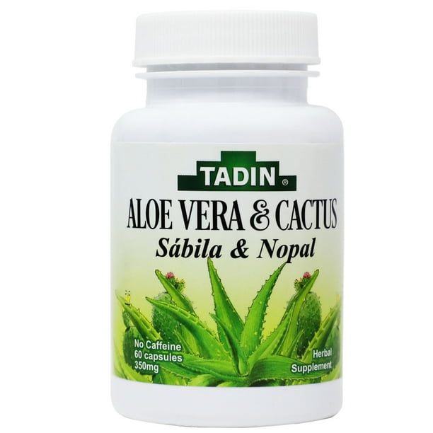 TADIN Aloe Vera and Cactus Capsules, Assists you in improving Digestive