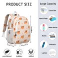 thumbnail image 6 of Cartoon Pug Dog Backpack for School,Cute School Bag,Schoolbag with Adjustable Shoulder Straps & Padded Back,15"x11.42"x5.5", 6 of 6