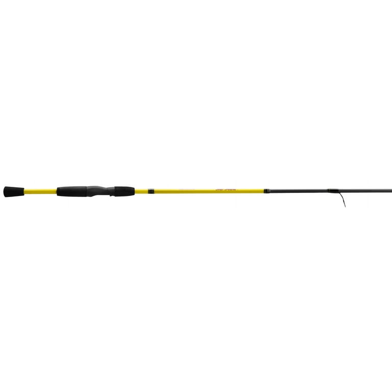 Mr Crappie SlabShaker Fishing Rod, 12-Foot 2-Pieces, Medium-Light Power  Fast Action, Graphite Rod Blank, Black/Yellow